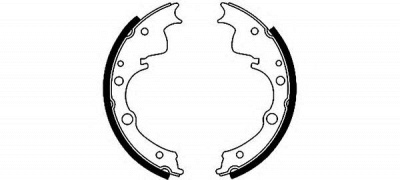 HELLA PAGID 8db355000751 -  Комплект тормозных колодок